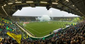 Das Bingoal Stadion. Die Heimspielstätte von Ado Den Haag.